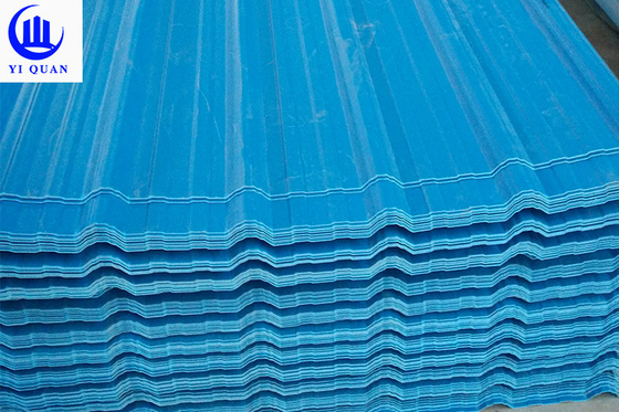 Wind Resistant 2.3mm Thickness UPVC PVC Plastic Roof Sheet For Warehouse Wall