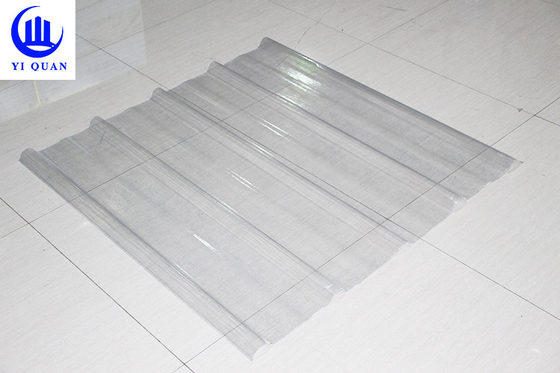 Plastic Transparent Tiles Clear Polycarbonate Roofing Greenhouse Tiles