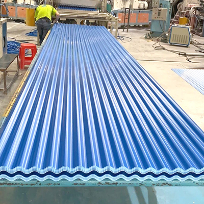 Impact Resistant Recycled PVC Plastic Roof Tiles For Greenhouse Villa