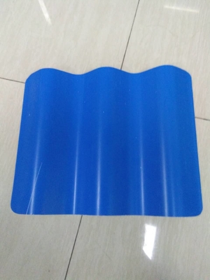 Color Lasting Impact Resistance PVC Roof Tiles Environment Friendly