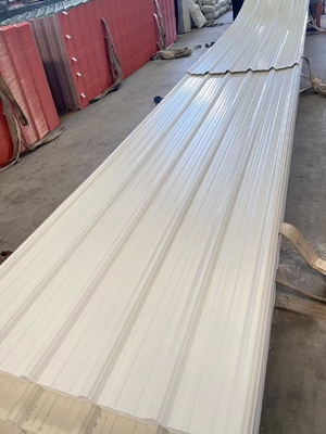 Corrugated Plastic PVC Roof Tiles Fire Resistance 2.0mm Thickness
