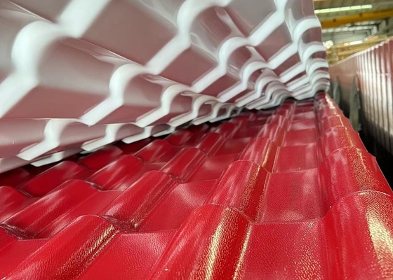 Color Lasting Synthetic Resin Roof Tile ASA Synthetic Weather Resistance