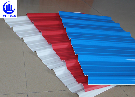 Light Weight Corrugated UPVC Roof Sheet Thermal Insulation For Factory Warehouse