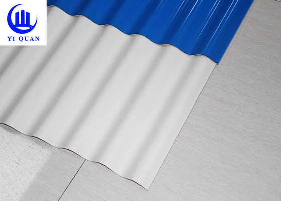 Wind Resistant 2.3mm Thickness UPVC PVC Plastic Roof Sheet For Warehouse Wall