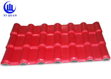 Bamboo Wave Asa Coated Synthetic Resin Roof Tile Width 960 mm Extruded Roofing Sheet