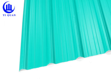 Samll Wave Natural Plastic Coloured Plastic Roofing Sheets With Ridge Cap