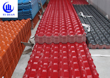 Plastic Spanish Style Roofing Cover  ASA Synthetic Resin Roof Tile