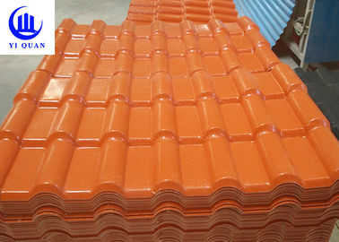Hot Sale  Synthetic Resin Roof Tile PVC Plastic Spanish Roofing Cover For Villa
