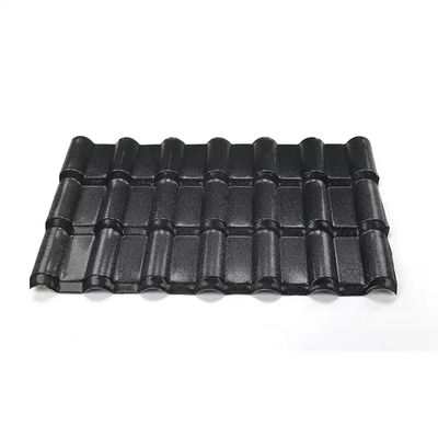 ASA Synthetic Resin Roof Tiles 2.3-3.0mm Thickness Custom Colors