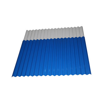 PVC Corrugated Roof Tiles 2.0mm-3.0mm Thickness Custom Length