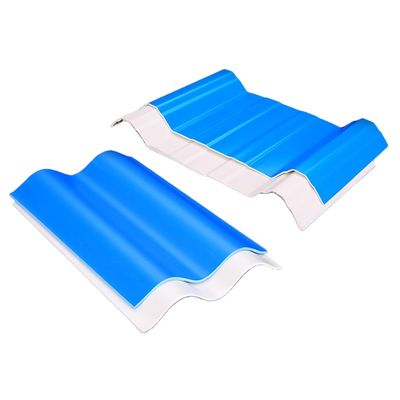 1.8mm PVC Roof Tiles 840mm Width Waterproof Plastic Roofing Sheets