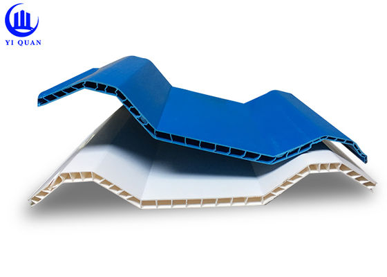 10mm Twin Wall PVC Roof Sheet 930mm Width Heat Insulation