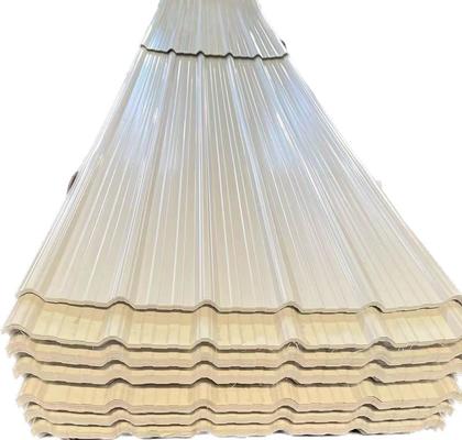 2.0mm PVC Roofing Sheet 1130mm Width Fireproof Waterproof