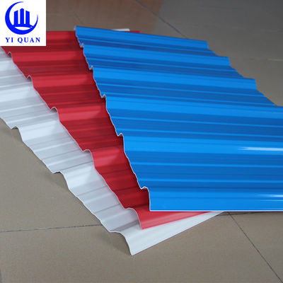 PVC Roof Tiles 0.8-3.0mm Thickness Fireproof Waterproof for Villa Garden