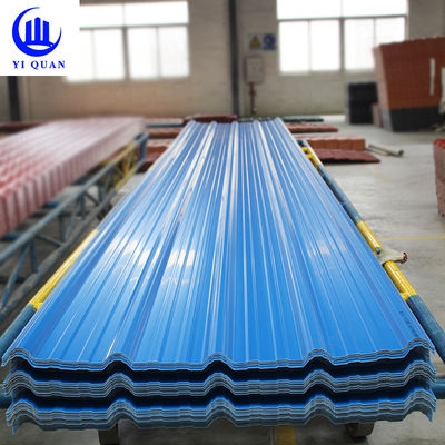 UPVC Spanish Roof Tile 2.0mm Thick 1130mm Width Heat Insulation