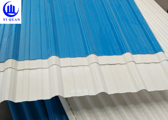 PVC Roof Tiles 1.0-3.0mm Thickness 20-Year Warranty Weather Resistant