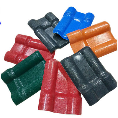 2.5mm ASA Spanish Bamboo Wave Resin Roof Sheet 1050mm Width