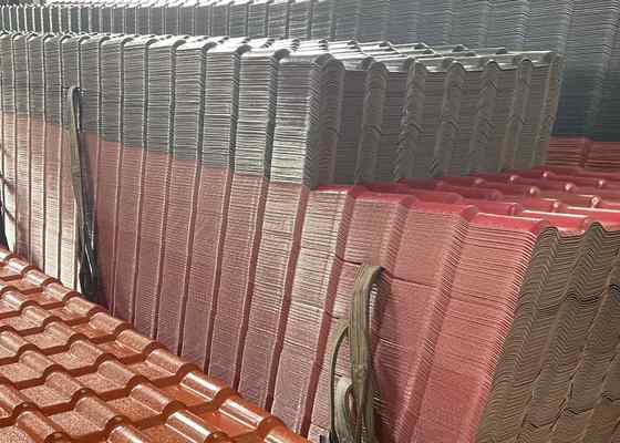 ASA Resin Roof Tile 1050mm Width B1 Fireproof 10-Year Fade Proof