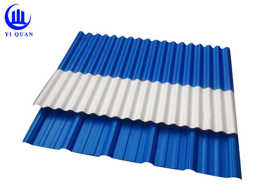 930mm Szerokość Trapezowe dachówki PCV Odporność ogniowa Arkusze dachowe