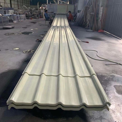 Multi Color FRP Przezroczysta dachówka z włókna szklanego Półprzezroczysta dachówka