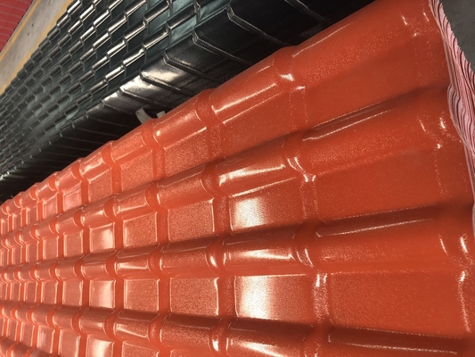 Odporność ogniowa Izolowane blachy dachowe Pvc Materiał dachowy Pvc