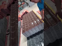 Brązowa blacha dachowa ASA PVC